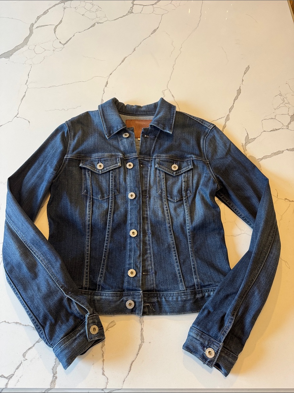 AG Adriano Goldschmied Indigo Blue Denim Jacket